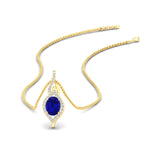 Load image into Gallery viewer, Oval Halo Pave Drop Necklace
