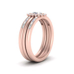 Load image into Gallery viewer, oval-halo-stacking-baguette-rings-in-FD10096OV-NL-RG
