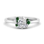 Load image into Gallery viewer, oval-offbeat-modern-emerald-engagement-ring-in-FD10080OVRGEMGRANGLE3-NL-WG

