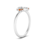 Load image into Gallery viewer, oval-offbeat-modern-orange-sapphire-engagement-ring-in-FD10080OVRGSAORANGLE3-NL-WG
