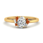 Load image into Gallery viewer, oval-offbeat-modern-orange-sapphire-engagement-ring-in-FD10080OVRGSAORANGLE3-NL-YG
