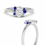 Load image into Gallery viewer, oval-offbeat-modern-sapphire-engagement-ring-in-white-gold-FD10080OVRGSABLANGLE3-NL-WG
