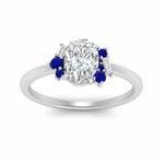 Load image into Gallery viewer, oval-offbeat-modern-sapphire-engagement-ring-in-white-gold-FD10080OVRGSABLANGLE5-NL-WG
