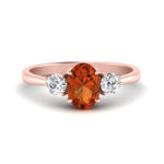 Load image into Gallery viewer, oval-orange-sapphire-3-stone-engagement-ring-in-rose-gold-FDENR1505OVRGOS-NL-RG-GS.jpg
