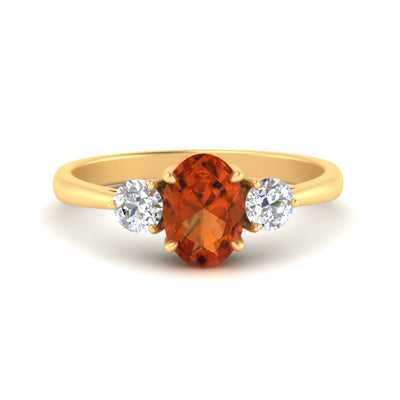 Gemstone Classic 3 Stone Ring