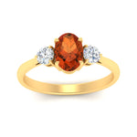 Load image into Gallery viewer, oval-orange-sapphire-3-stone-engagement-ring-in-yellow-gold-FDENR1505OVRGOS-NL-YG-GS.jpg
