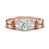 Load image into Gallery viewer, oval-orange-sapphire-floating-marquise-accent-ring-with-eternity-wedding-band-in-rose-gold-FDEWB9398OVGSAOR-NL-RG.jpg?v=1758802081