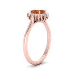 Load image into Gallery viewer, oval-orange-sapphire-halo-cathedral-ring-in-rose-gold-FD10561OVGSAOR-NL-RG-GS.jpg
