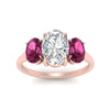 Load image into Gallery viewer, oval-pink-sapphire-3-stone-basket-engagement-ring-in-rose-gold-FD10416OVRGSADPRIANGLE5-NL-RG
