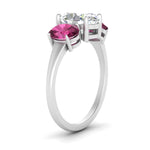 Load image into Gallery viewer, oval-pink-sapphire-3-stone-basket-engagement-ring-in-white-gold-FD10416OVRGSADPRIANGLE2-NL-WG
