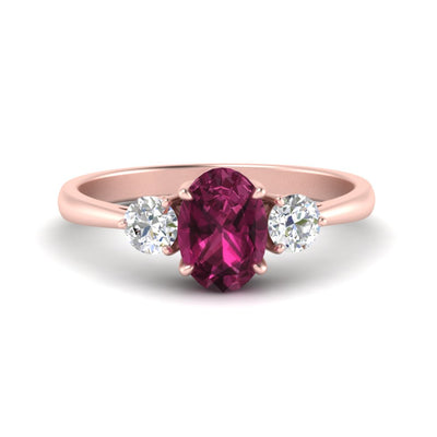 Gemstone Classic 3 Stone Ring