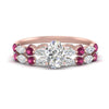 Load image into Gallery viewer, oval-pink-sapphire-floating-marquise-accent-ring-with-eternity-wedding-band-in-rose-gold-FDEWB9398OVGSADRPI-NL-RG.jpg?v=1758802134