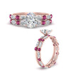 Load image into Gallery viewer, oval-pink-sapphire-floating-marquise-accent-ring-with-eternity-wedding-band-in-rose-gold-FDEWB9398OVGSADRPIANGEL3-NL-RG.jpg?v=1758802184