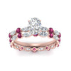 Load image into Gallery viewer, oval-pink-sapphire-floating-marquise-accent-ring-with-eternity-wedding-band-in-rose-gold-FDEWB9398OVGSADRPIANGLE5-NL-RG.jpg?v=1758802083