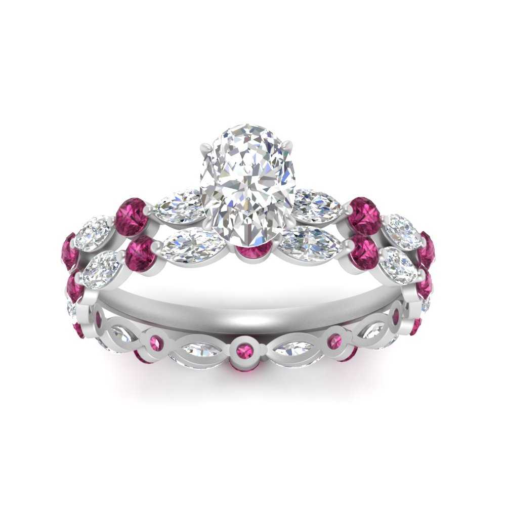 oval-pink-sapphire-floating-marquise-accent-ring-with-eternity-wedding-band-in-white-gold-FDEWB9398OVGSADRPIANGLE5-NL-WG.jpg?v=1758802082