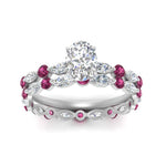 Load image into Gallery viewer, oval-pink-sapphire-floating-marquise-accent-ring-with-eternity-wedding-band-in-white-gold-FDEWB9398OVGSADRPIANGLE5-NL-WG_648e0344-9728-41ce-b8ff-6cdfcd0374f5.jpg?v=1758802098