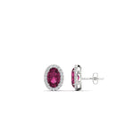 Load image into Gallery viewer, oval-pink-sapphire-halo-diamond-stud-earrings-in-white-gold-FDEAR11209GSADRPI-NL-WG
