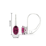 Load image into Gallery viewer, oval-pink-sapphire-lever-back-2-ctw.-solitaire-earrings-in-white-gold-FDEAR9225OVGSADRPI-2.00CT-NL-WG
