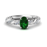 Load image into Gallery viewer, oval-rope-style-emerald-engagement-ring-in-white-gold-FD9127OVRGEM-NL-WG-GS.jpg
