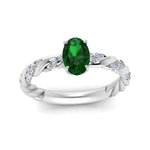 Load image into Gallery viewer, oval-rope-style-emerald-engagement-ring-in-white-gold-FD9127OVRGEM-NL-WG-GS.jpg
