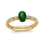 Load image into Gallery viewer, oval-rope-style-emerald-engagement-ring-in-yellow-gold-FD9127OVRGEM-NL-YG-GS.jpg

