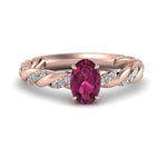 Load image into Gallery viewer, oval-rope-style-pink-sapphire-engagement-ring-in-rose-gold-FD9127OVRGPS-NL-RG-GS.jpg
