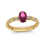 Load image into Gallery viewer, oval-rope-style-pink-sapphire-engagement-ring-in-yellow-gold-FD9127OVRGPS-NL-YG-GS.jpg
