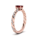 Load image into Gallery viewer, oval-rope-style-ruby-engagement-ring-in-rose-gold-FD9127OVRGRD-NL-RG-GS.jpg
