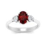 Load image into Gallery viewer, oval-ruby-3-stone-engagement-ring-in-white-gold-FDENR1505OVRGRD-NL-WG-GS.jpg
