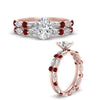 Load image into Gallery viewer, oval-ruby-floating-marquise-accent-ring-with-eternity-wedding-band-in-rose-gold-FDEWB9398OVGRUDRANGEL3-NL-RG.jpg?v=1758802183