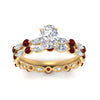 Load image into Gallery viewer, oval-ruby-floating-marquise-accent-ring-with-eternity-wedding-band-in-yellow-gold-FDEWB9398OVGRUDRANGLE5-NL-YG.jpg?v=1758802134
