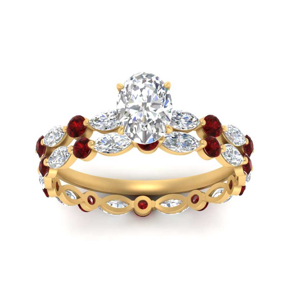 oval-ruby-floating-marquise-accent-ring-with-eternity-wedding-band-in-yellow-gold-FDEWB9398OVGRUDRANGLE5-NL-YG.jpg?v=1758802134