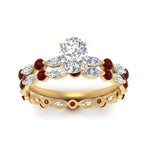 Load image into Gallery viewer, oval-ruby-floating-marquise-accent-ring-with-eternity-wedding-band-in-yellow-gold-FDEWB9398OVGRUDRANGLE5-NL-YG_880cfeac-647c-4550-8204-a3a5361afda8.jpg?v=1758802198