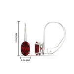 Load image into Gallery viewer, oval-ruby-lever-back-2-ctw.-solitaire-earrings-in-white-gold-FDEAR9225OVGRUDR-2.00CT-NL-WG
