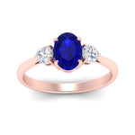 Load image into Gallery viewer, Gemstone Classic 3 Stone Ring
