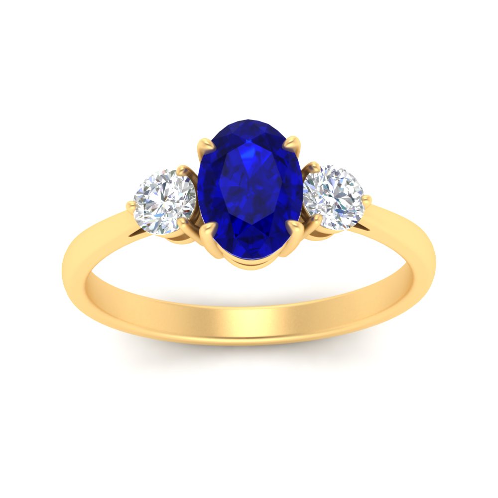 Gemstone Classic 3 Stone Ring