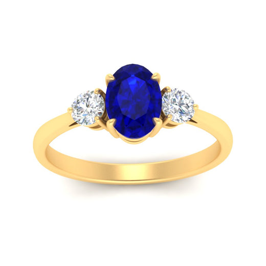 Gemstone Classic 3 Stone Ring