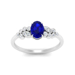 Load image into Gallery viewer, oval-sapphire-cluster-diamond-ring-in-white-gold-FDENS3110OVRGSABL-NL-WG-GS.jpg