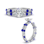 Load image into Gallery viewer, oval-sapphire-floating-marquise-accent-ring-with-eternity-wedding-band-in-white-gold-FDEWB9398OVGSABLANGEL3-NL-WG.jpg?v=1758802082
