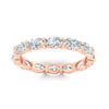 Load image into Gallery viewer, oval-shape-5-carat-sideways-diamond-wedding-band-in-rose-gold-FDEWB8425OVANGLE5-5.00CT-NL-RG