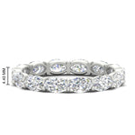 Load image into Gallery viewer, oval-shape-5-carat-sideways-diamond-wedding-band-in-white-gold-FDEWB8425OV-5.00CT-NL-WG-HW