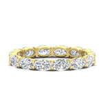 Load image into Gallery viewer, oval-shape-5-carat-sideways-diamond-wedding-band-in-yellow-gold-FDEWB8425OV-5.00CT-NL-YG