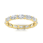 Load image into Gallery viewer, oval-shape-5-carat-sideways-diamond-wedding-band-in-yellow-gold-FDEWB8425OVANGLE5-5.00CT-NL-YG