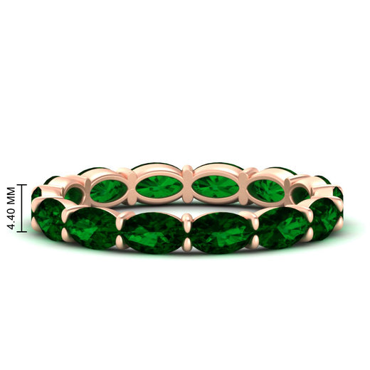 oval-shape-5-carat-sideways-emerald-wedding-band-in-rose-gold-FDEWB8425OVGEMGR-5.00CT-NL-RG-HW