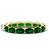 Load image into Gallery viewer, oval-shape-5-carat-sideways-emerald-wedding-band-in-yellow-gold-FDEWB8425OVGEMGR-5.00CT-NL-YG-HW
