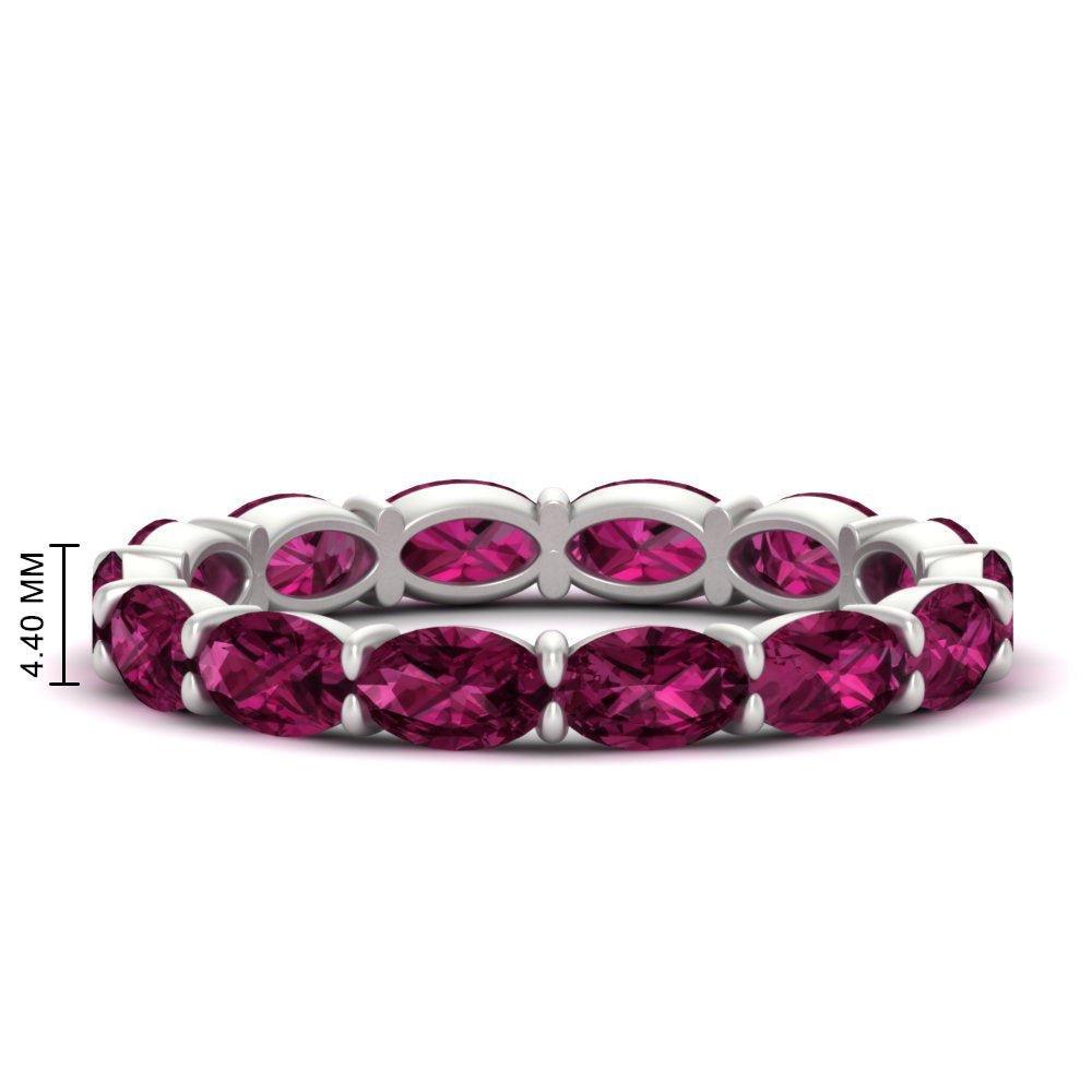 oval-shape-5-carat-sideways-pink-sapphire-wedding-band-in-white-gold-FDEWB8425OVGSADRPI-5.00CT-NL-WG-HW