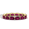 Load image into Gallery viewer, oval-shape-5-carat-sideways-pink-sapphire-wedding-band-in-yellow-gold-FDEWB8425OVGSADRPI-5.00CT-NL-YG-HW