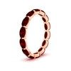 Load image into Gallery viewer, oval-shape-5-carat-sideways-ruby-wedding-band-in-rose-gold-FDEWB8425OVGRUDRANGLE2-5.00CT-NL-RG