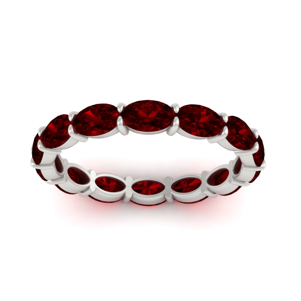 oval-shape-5-carat-sideways-ruby-wedding-band-in-white-gold-FDEWB8425OVGRUDRANGLE5-5.00CT-NL-WG