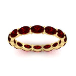 Load image into Gallery viewer, oval-shape-5-carat-sideways-ruby-wedding-band-in-yellow-gold-FDEWB8425OVGRUDRANGLE5-5.00CT-NL-YG